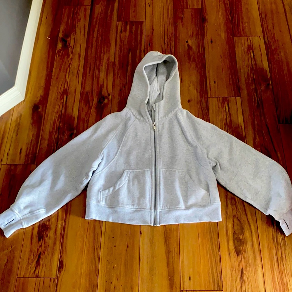 Lululemon scuba cropped zip up